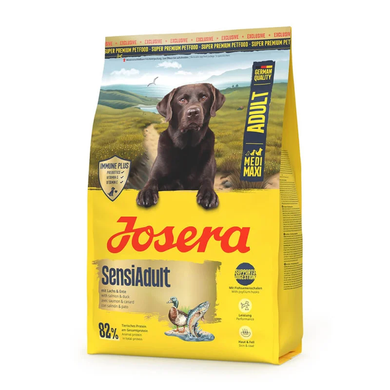 Josera Sensi Adult Cães Ativos com Sensibilidade Pato e Salmão