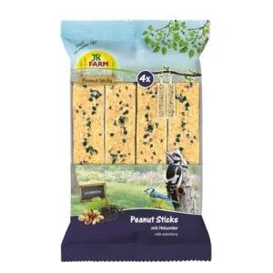 JR Farm 4x Peanut Sticks sem casca 640 g