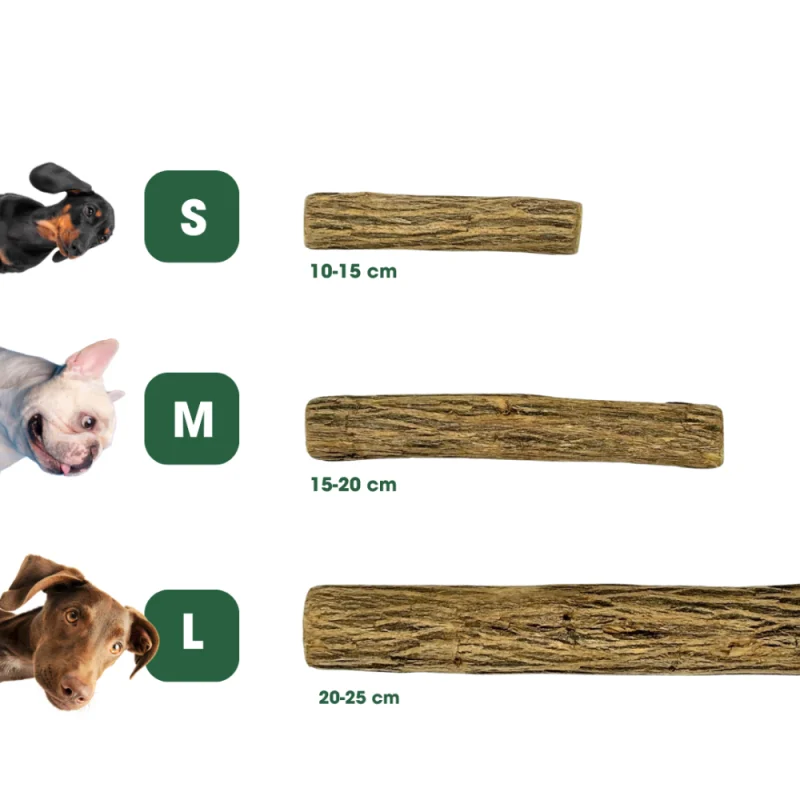 Kaudas – Sticks naturais de madeira da África do Sul para cão - Image 2
