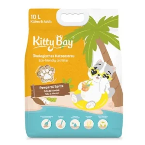 KittyBay Pawperol Spritz tofu e mandioca areia ecológica para gatos