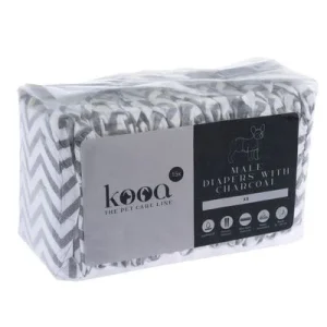 kooa fraldas para cães com carvão vegetal