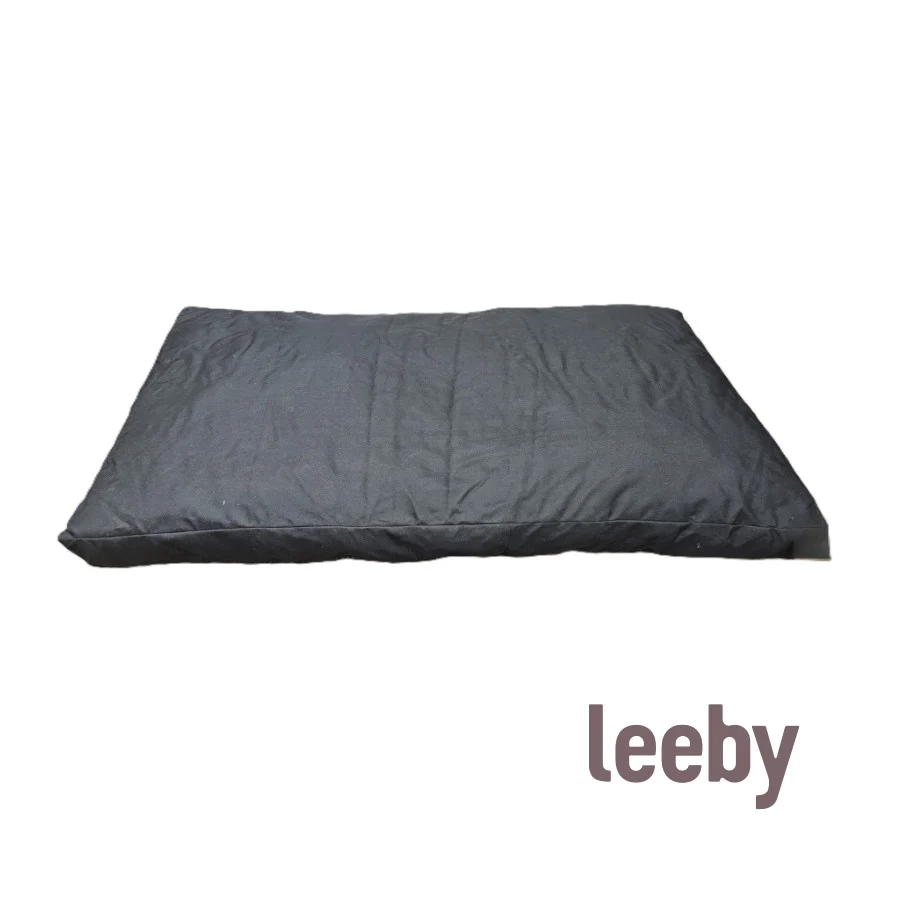 Leeby Almofada preta impermeável para cães - Image 2