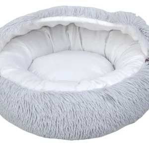 Leeby Cama Anti Stress Cinzenta para gatos