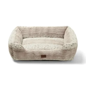 Leeby Cama antiderrapante suave para cães