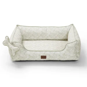 Leeby Cama botânica ortopédica para cães