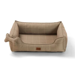 Leeby Cama tartã ortopédica para cães