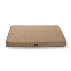 Leeby Colchão tartã antiderrapante para cães