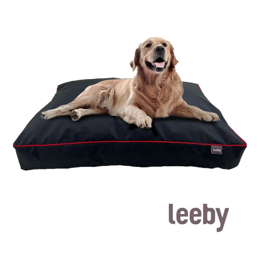 Leeby Colchão waterproof Anti Pelos Preto para cães - Image 2