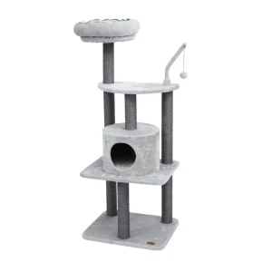 Leeby Kenzo árvore arranhadora com cama para gatos