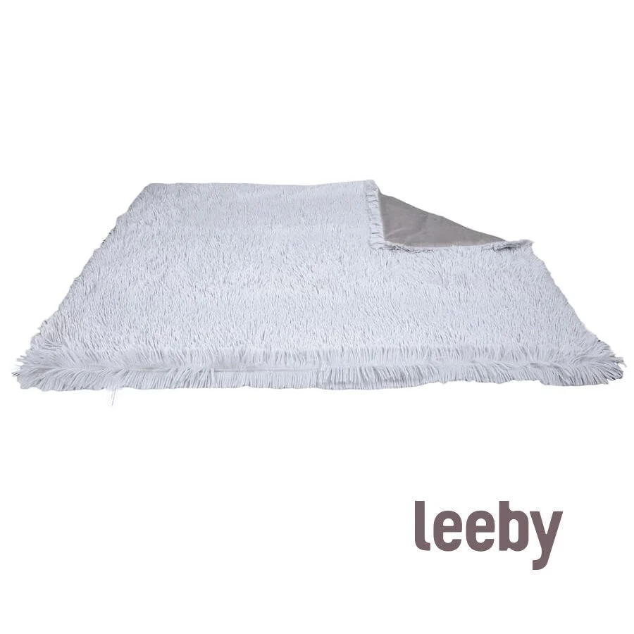 Leeby Manta Anti Stress Suave Cinzenta para cães - Image 2