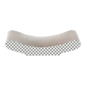 Leeby Remy Rocker arranhador horizontal de cartão com padrão quadrados para gatos