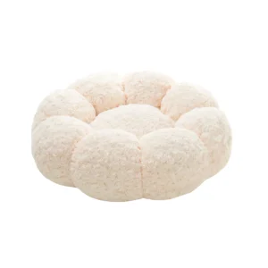 Leeby Sofá Flower Bed Swirl Bege para cães