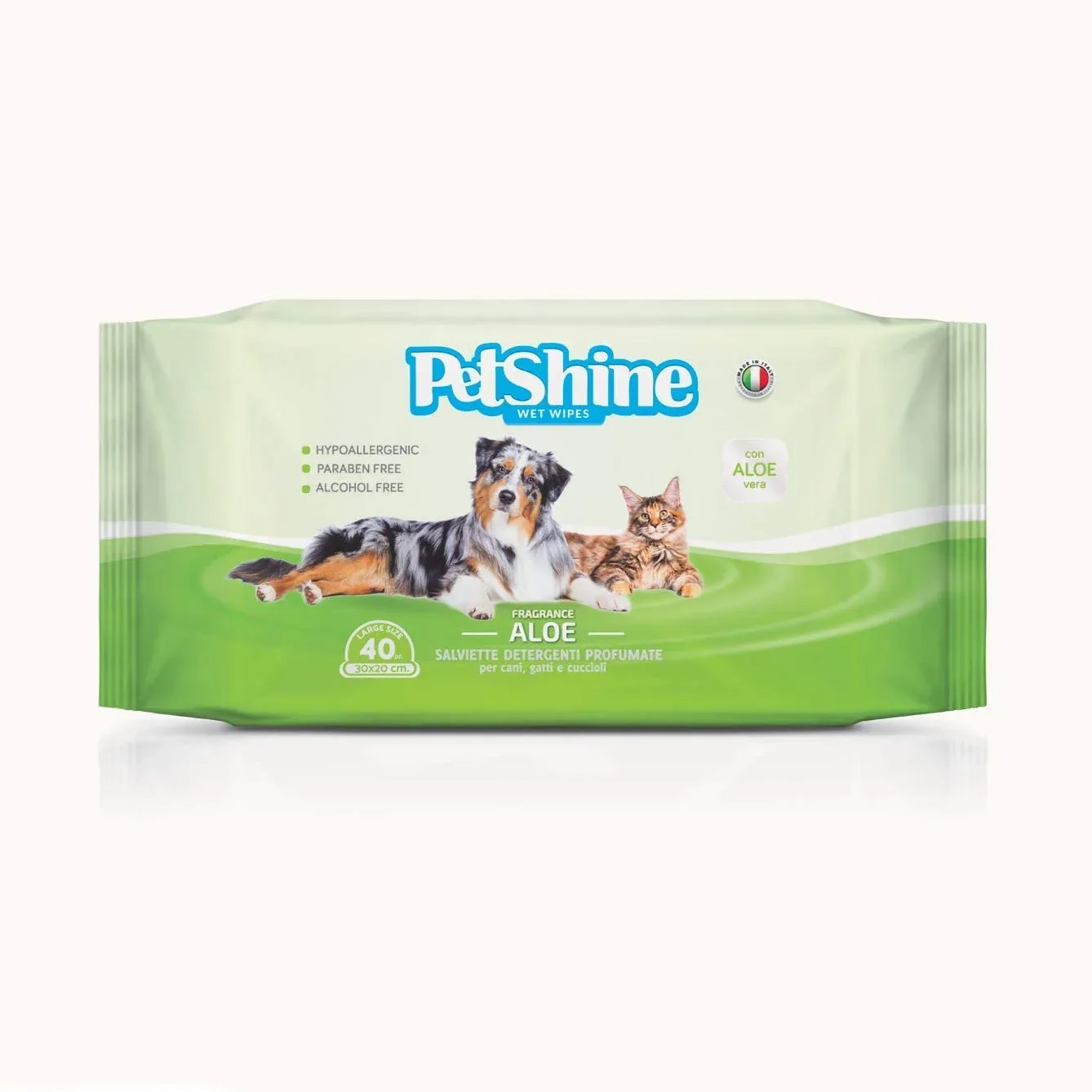 Lenços de Aloe Vera Petshine