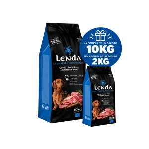 Lenda Grain Free Monoproteico Cerdo 10kg + 2kg Oferta – Ração para Cães