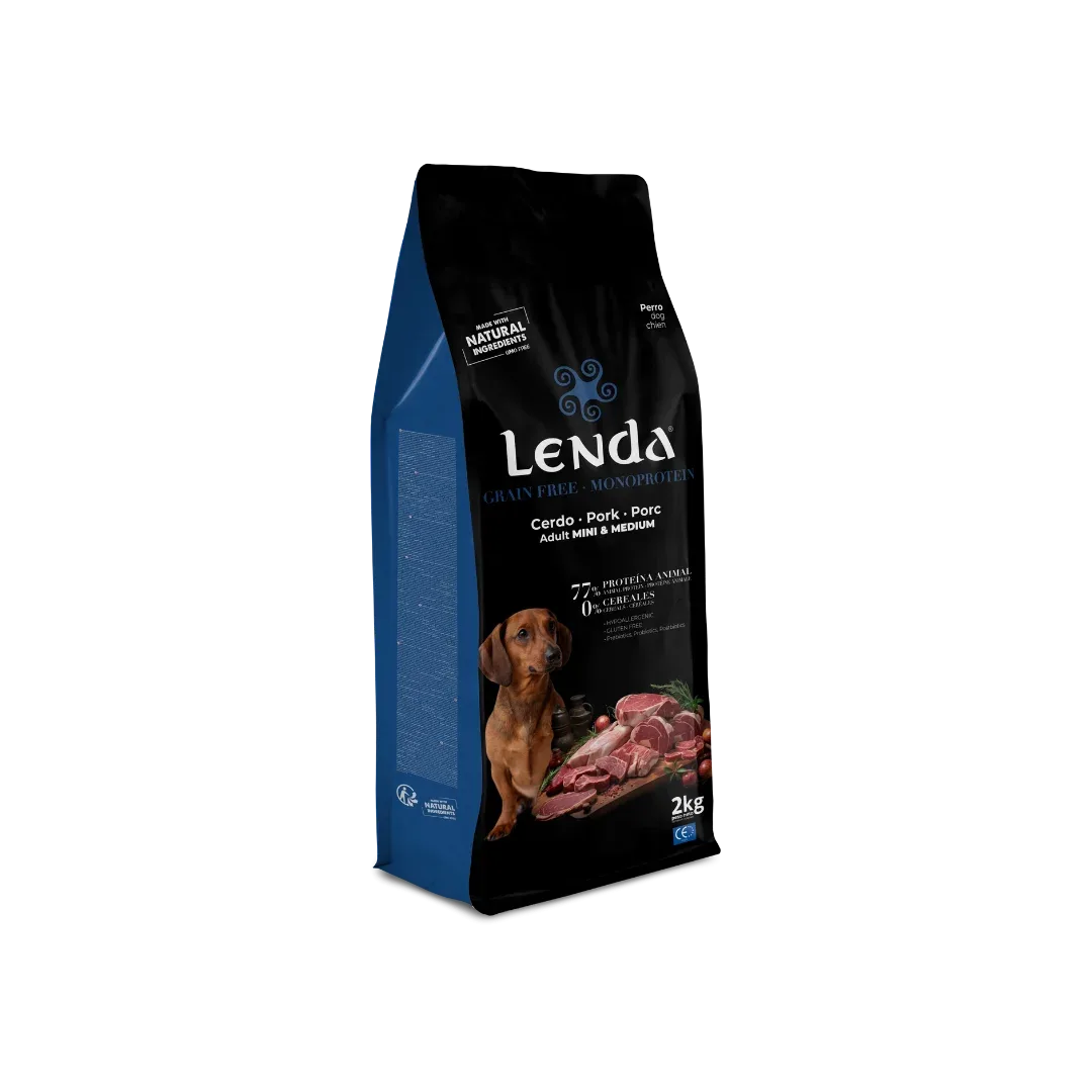 Lenda Grain Free Monoproteico Cerdo – Ração Monoproteica de Porco para Cães