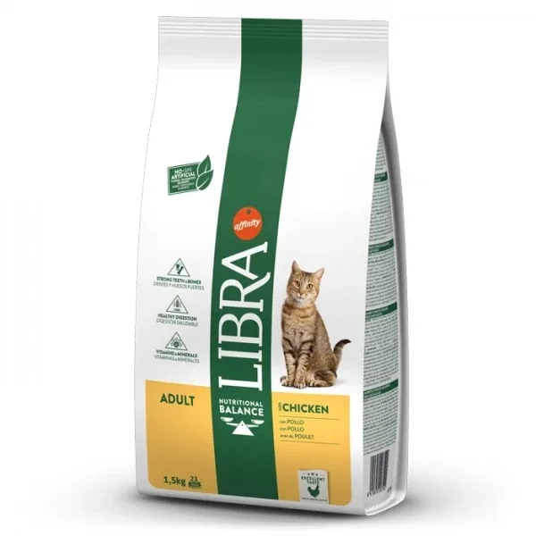 Libra Adult – Ração seca para gato adulto – Frango