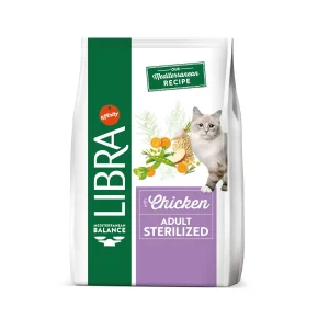 Libra Adult Sterilized Frango ração para gatos