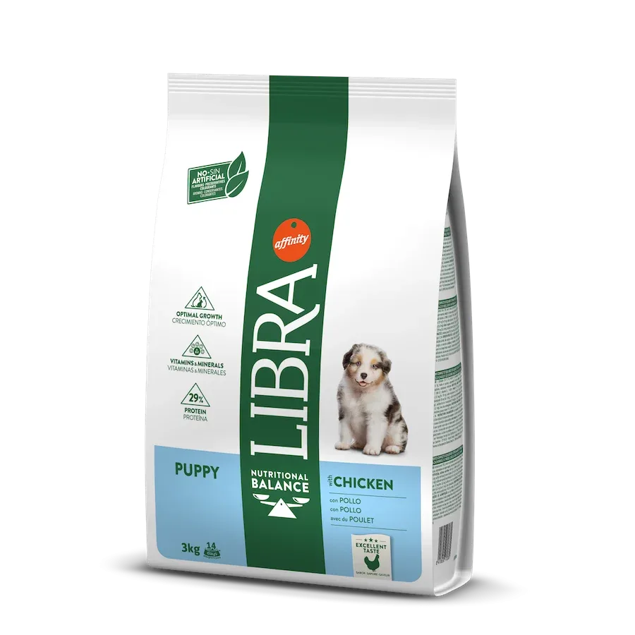 Libra Cão Puppy Frango