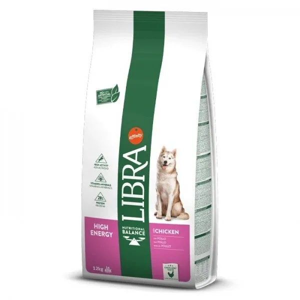 Libra High Energy – Ração seca para cão adulto ativo – Frango