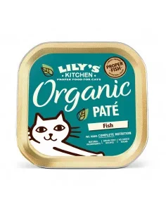 Lily's Kitchen, Comida Húmida Gato com Peixe Organic Patê Gato 85gr