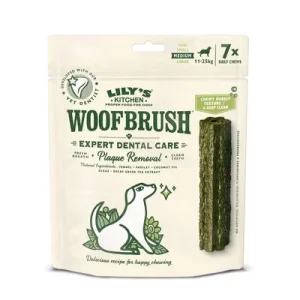 Lily's Kitchen Woofbrush Sticks dentários para cães de médio porte