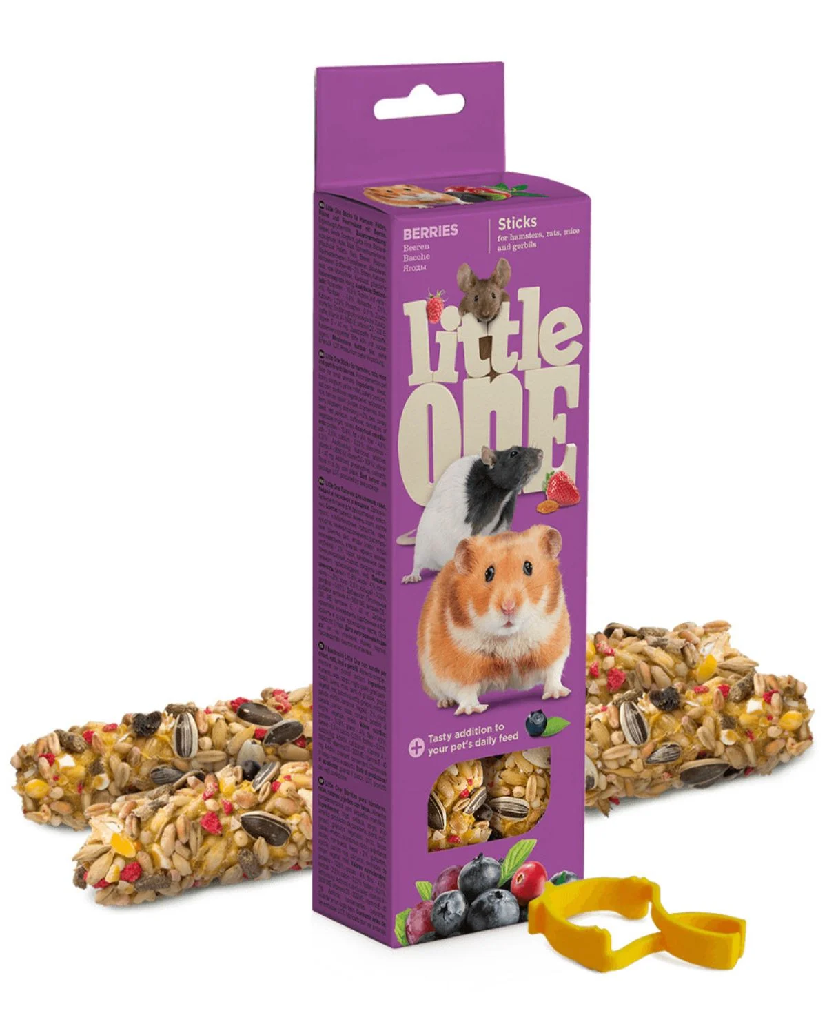 Little One Sticks com Bagas e Frutos Silvestres – Snack para Hamsters e Roedores 2 x 60 g - Image 2
