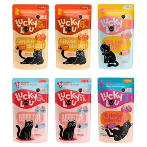 Lucky Lou Adult 6 x 125 g - Pack misto de degustação