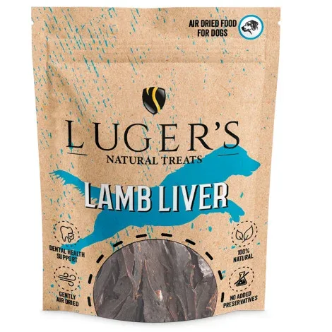 Luger’s Natural Treats – Snack para cão – Fígado de borrego – Quantidade: 150 g