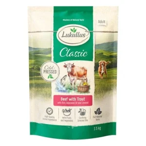 Lukullus Cold-Pressed vaca e truta