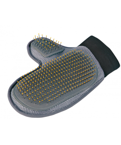 Luva Para Cuidado do Pêlo de animais Coat Care Glove with Wire Bristles Trixie