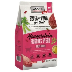 MAC's Superfood for Cats Adult Monoprotein com cavalo