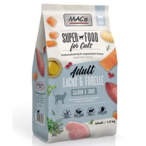 MAC's Superfood for Cats Adult salmão e truta ração