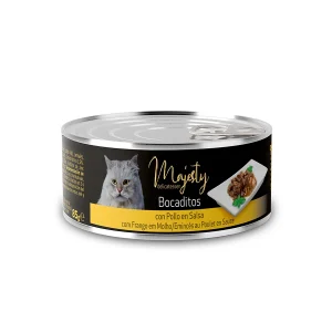 Majesty Adult Comida húmida de frango em lata para gatos