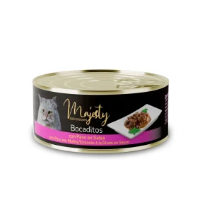 Majesty Adult Comida húmida de peru em lata para gatos