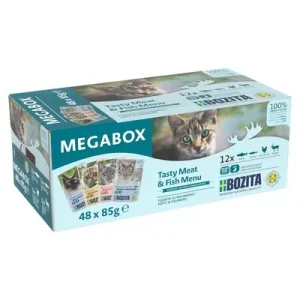 Megabox Bozita Pedaços em molho 48 x 85 g