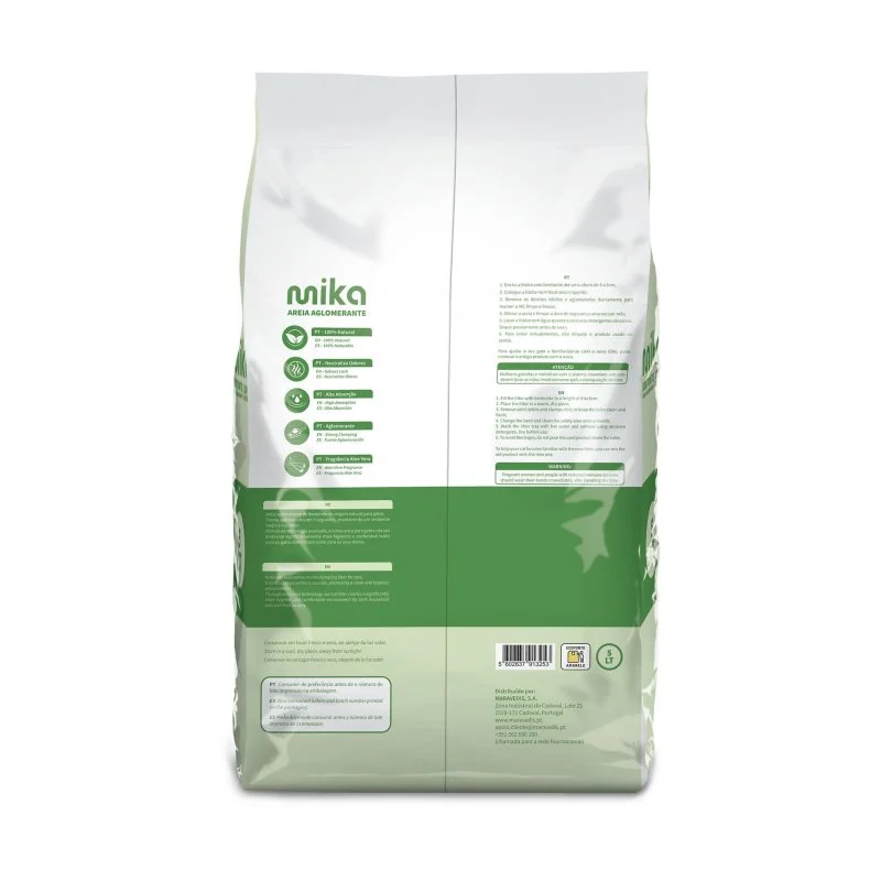 Mika Areia Aglomerante de Bentonite com Aloe Vera para Gatos - Image 2