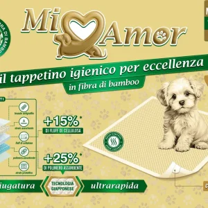 MIOAMOR PADS BAMBOO 60X60 100PZ