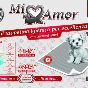 MIOAMOR PADS CARBON 60×60 100PZ