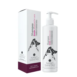NanoSanitas - Champ么 e Condicionador com nanopart铆culas de prata para f锚meas de pelo longo com antiparasit谩rio 250ml