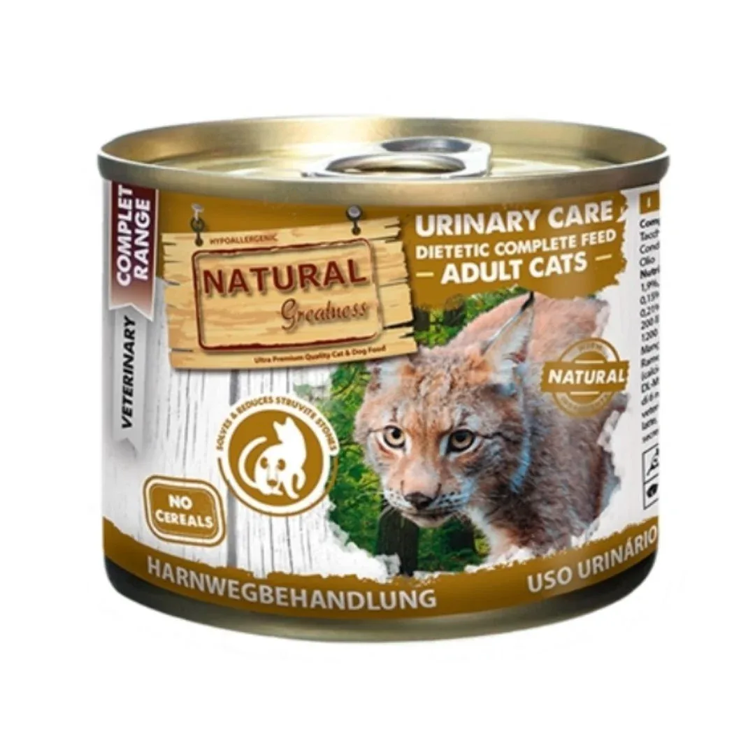 Natural Greatness Urinary – Struvite – Alimento húmido dietético para gatos com cálculos de estruvite 200g