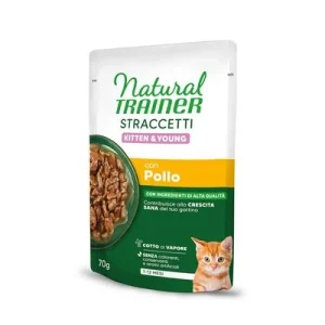 Natural Trainer Straccetti Kitten & Young Tiras em molho 28 x 70 g