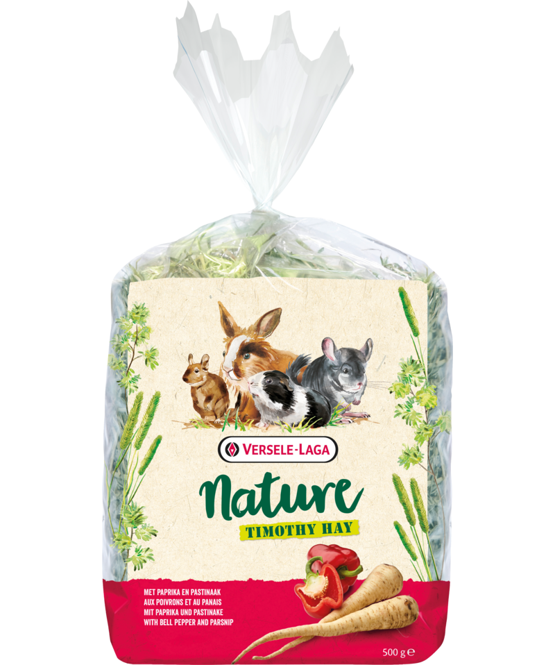 Nature Timothy Hay Bell Pepper & Parsnip 500g