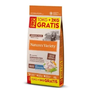 Nature's Variety Adult Healthy Grains Medium/Maxi peixe