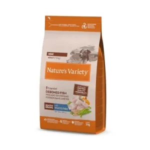 Nature's Variety Healthy Grains Mini Adult com peixe branco