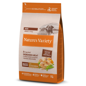 Nature’s Variety Healthy Grains Mini – Ração seca para cão adulto de porte pequeno – Frango