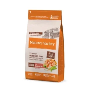 Nature's Variety Healthy Grains Sterilized Adult salmão