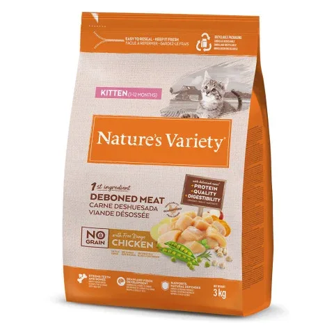 Nature’s Variety No grain Gato kitten – Frango – Quantidade: 3 kg