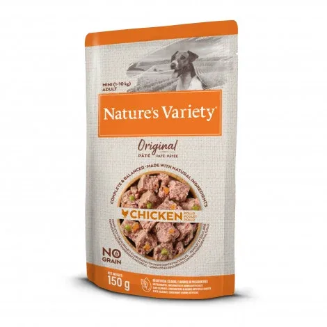 Nature’s Variety Original No grain Patê Cão Mini adulto – Frango – Quantidade: 150 g