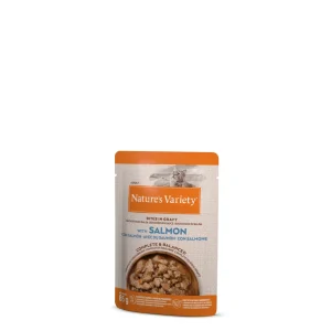 Nature's Variety - Peda莽os em molho com Salm茫o 85g