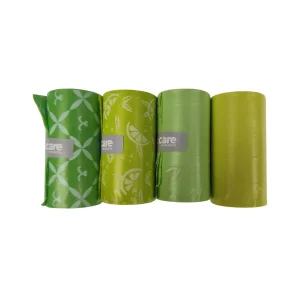 Nice Care Basic Rolos de sacos higiénicos com aroma a limão para cães